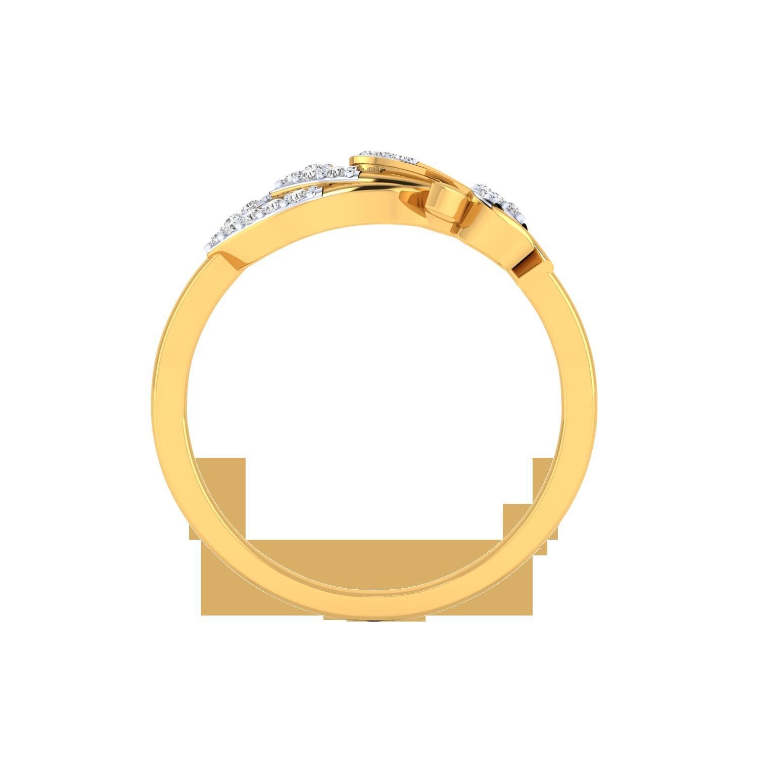 Women Wedding Engagement Ring STL OBJ FBX Renders Details 3D print model_23