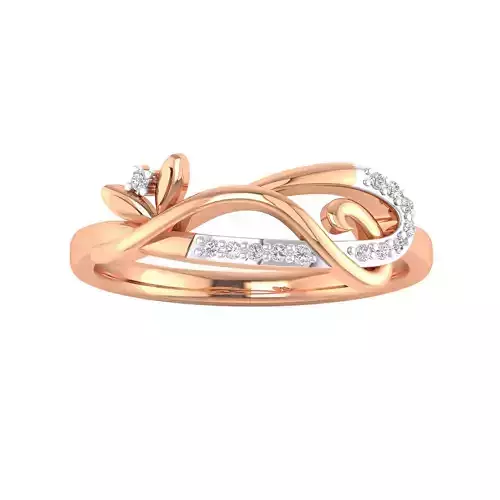 Women Wedding Engagement Ring STL OBJ FBX Renders Details 3D print model