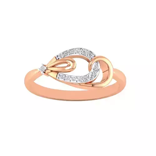 Women Wedding Engagement Ring STL OBJ FBX Renders Details 3D print model