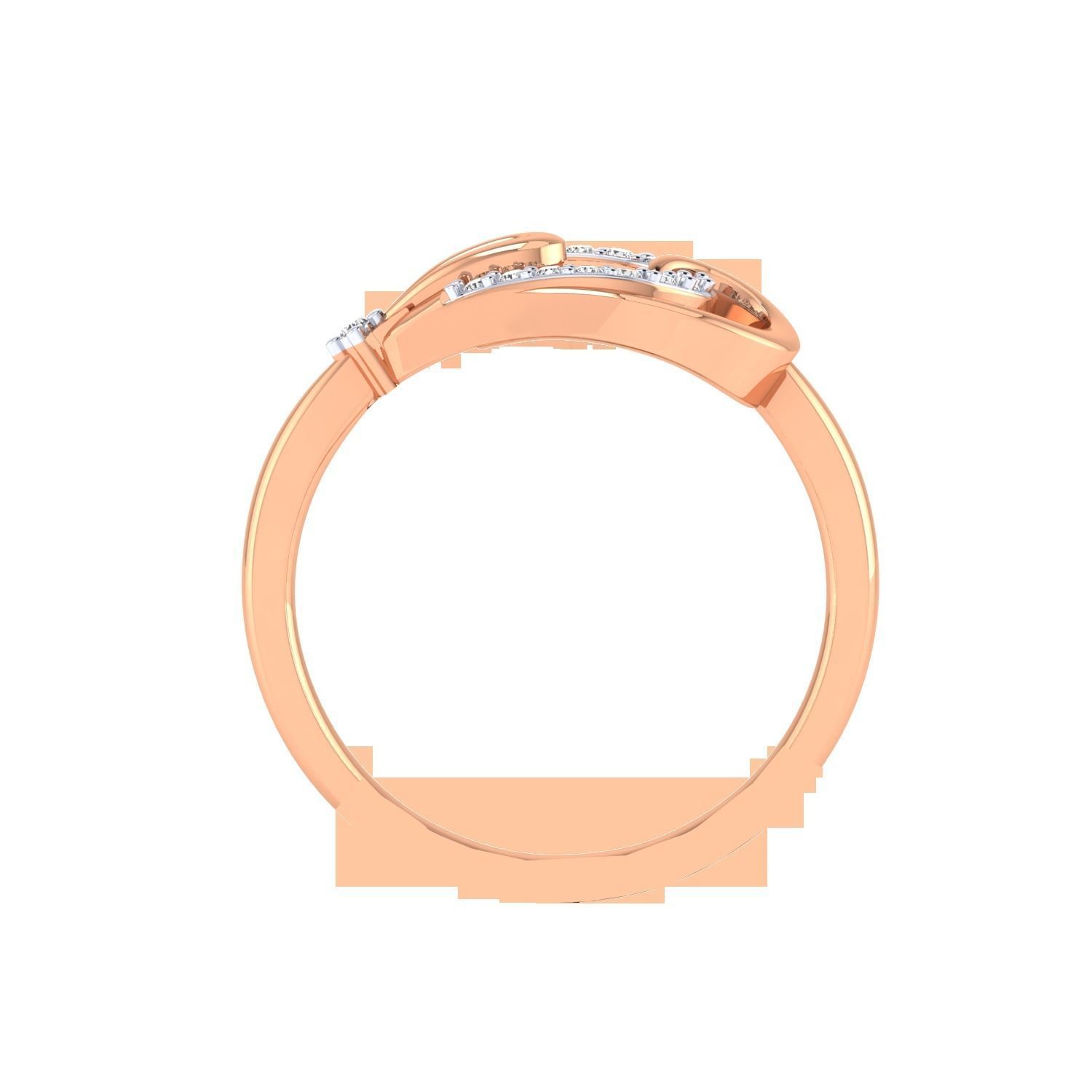 Women Wedding Engagement Ring STL OBJ FBX Renders Details 3D print model_2