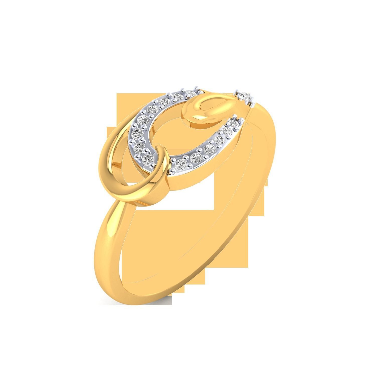 Women Wedding Engagement Ring STL OBJ FBX Renders Details 3D print model_4