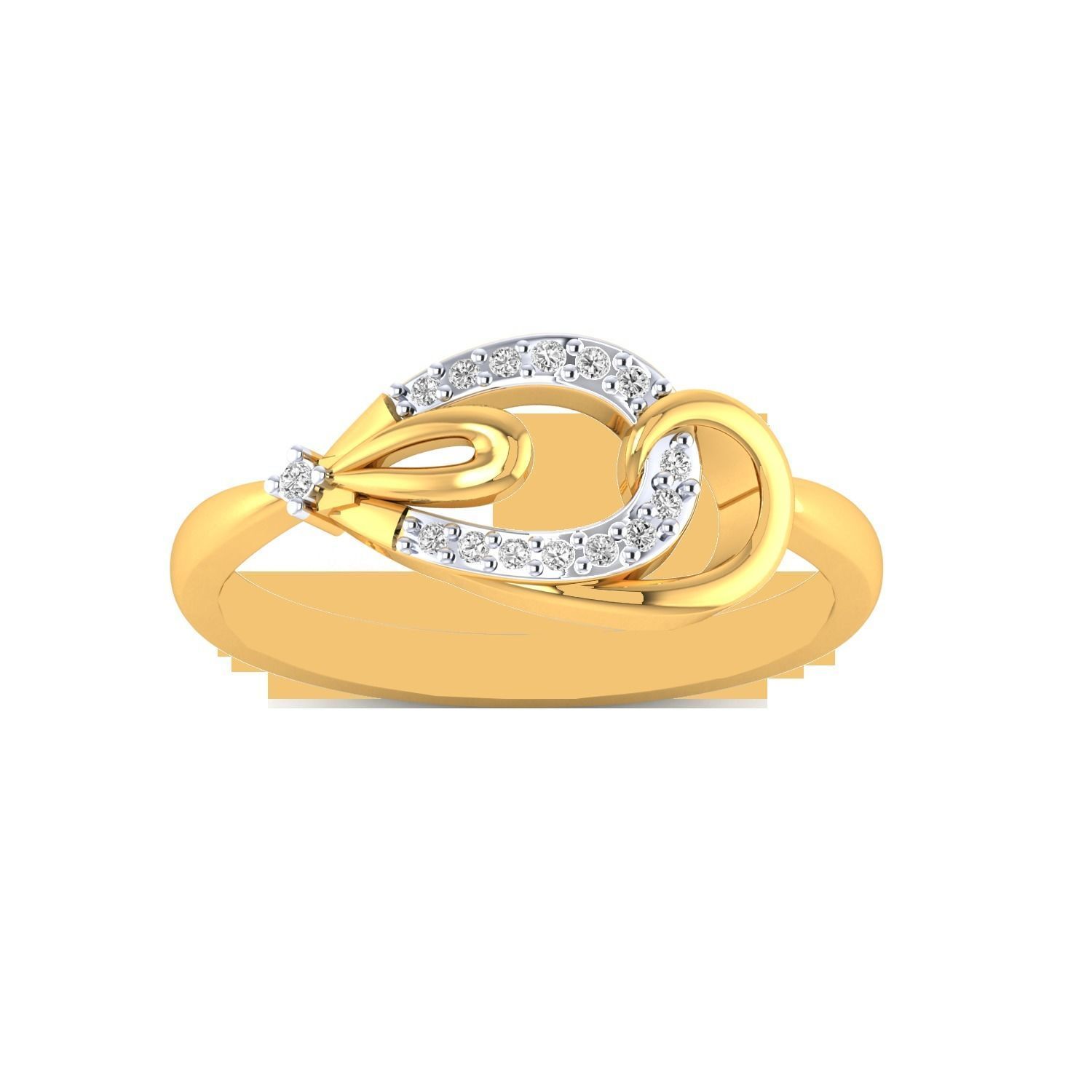 Women Wedding Engagement Ring STL OBJ FBX Renders Details 3D print model_12