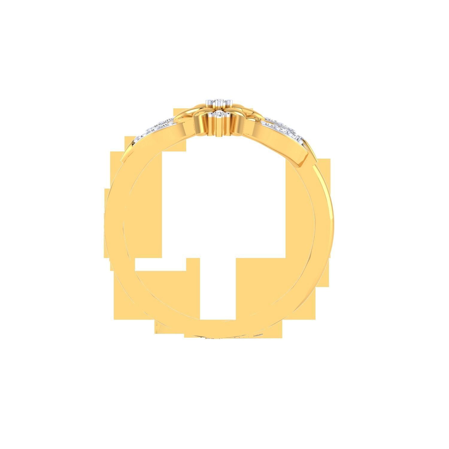 Women Wedding Engagement Ring STL OBJ FBX Renders Details 3D print model_23