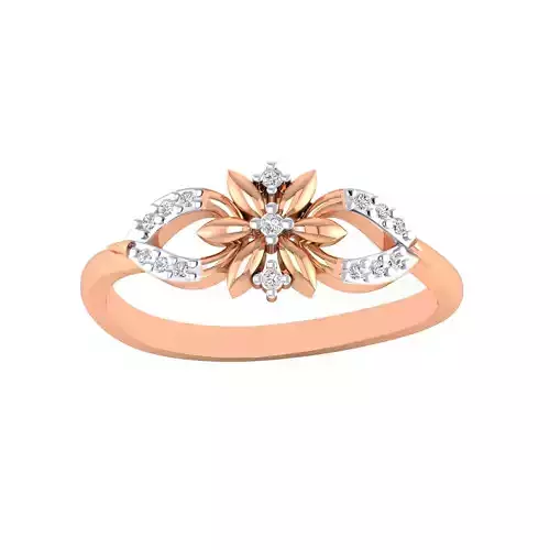 Women Wedding Engagement Ring STL OBJ FBX Renders Details 3D print model