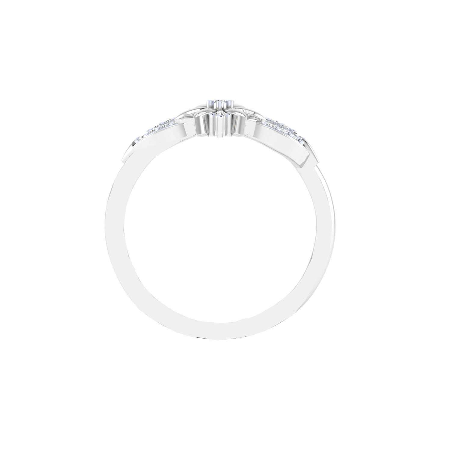 Women Wedding Engagement Ring STL OBJ FBX Renders Details 3D print model_20