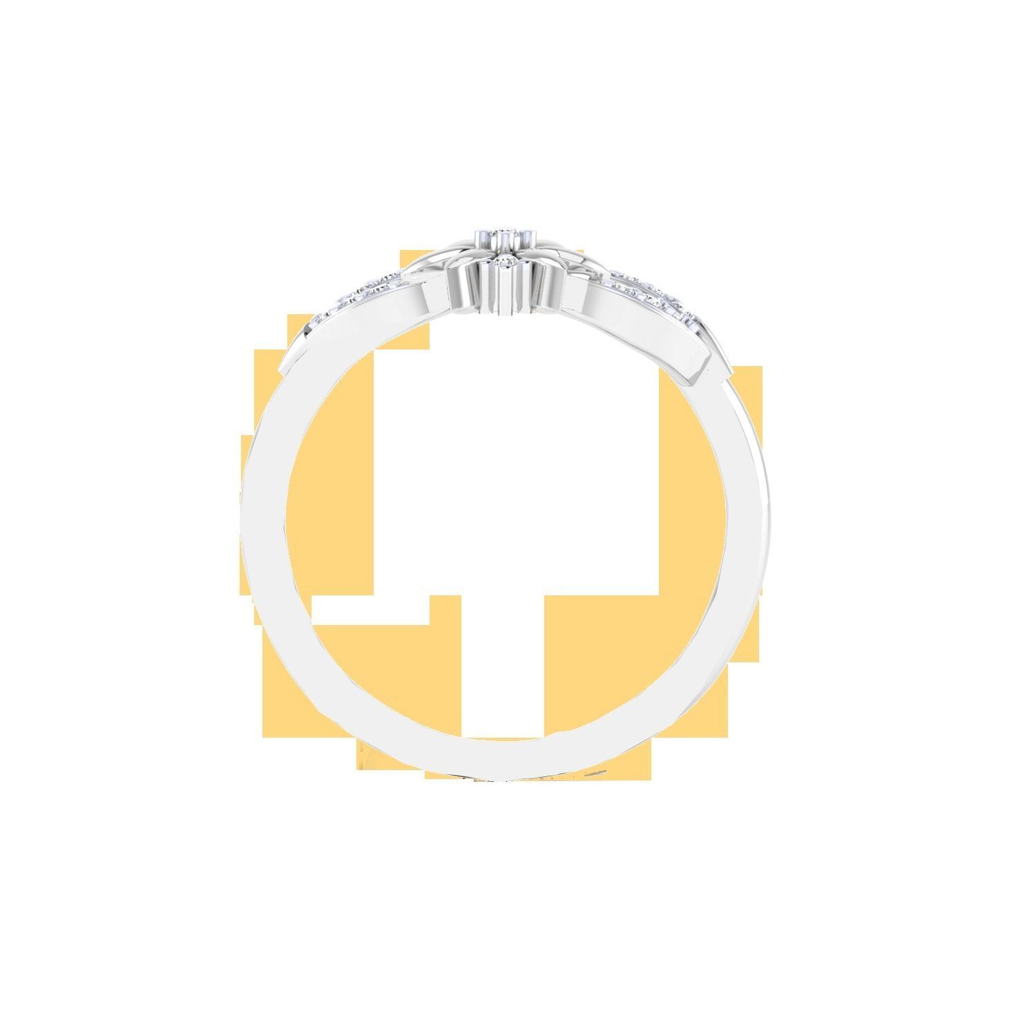 Women Wedding Engagement Ring STL OBJ FBX Renders Details 3D print model_21