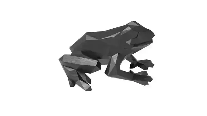 Frog Low-Poly 3D print model