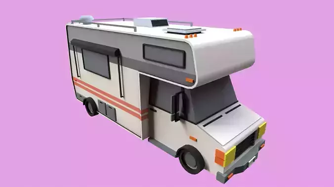 Lowpoly Camper