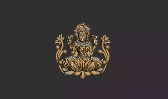 Traditional Dyes Lord Laxmi 