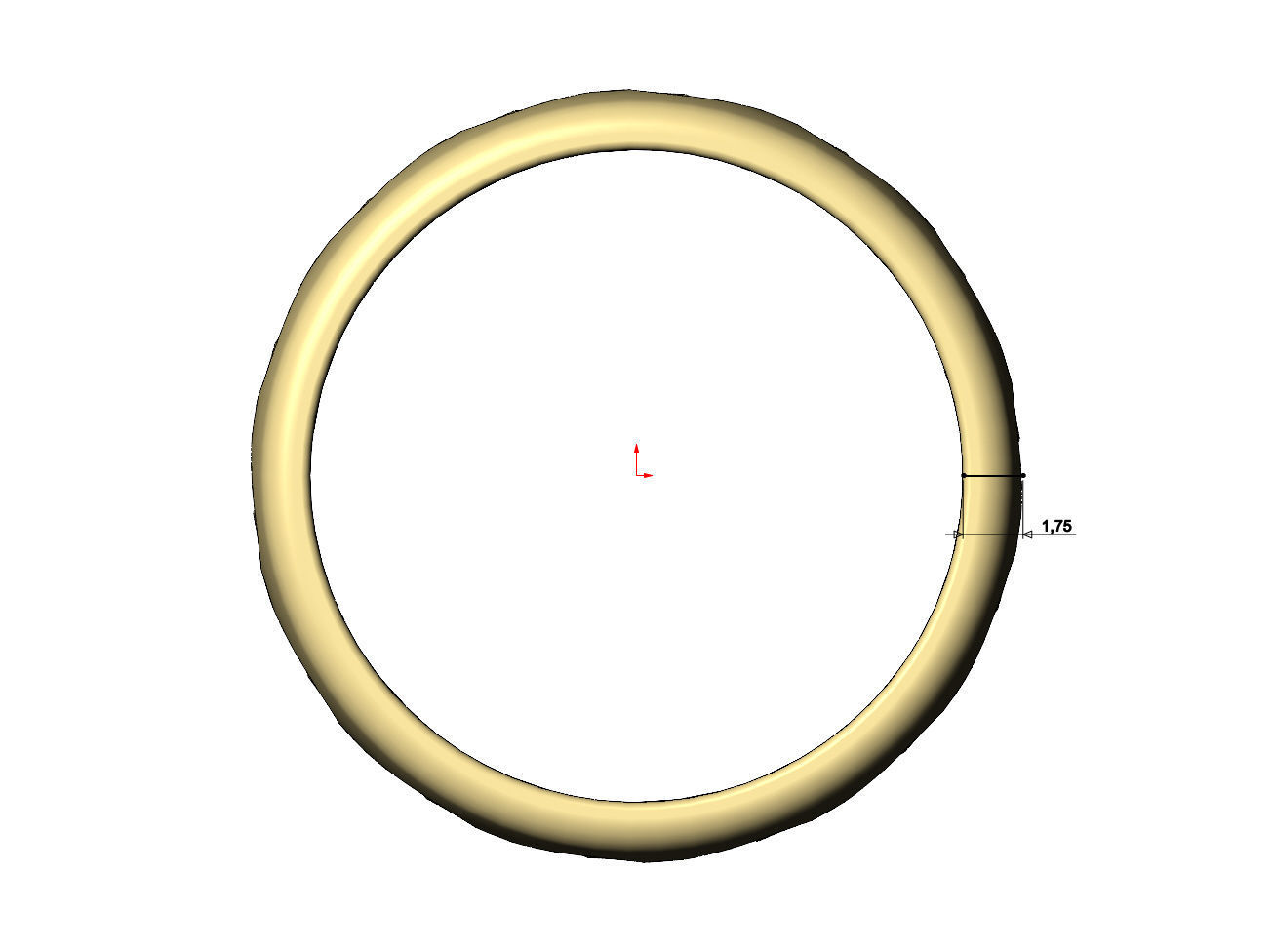 Wave pattern stacker band US sizes 6to9 3D print model_8