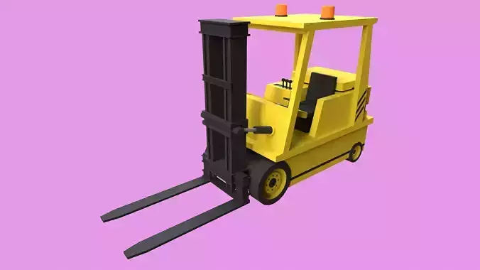 Lowpoly Forklift
