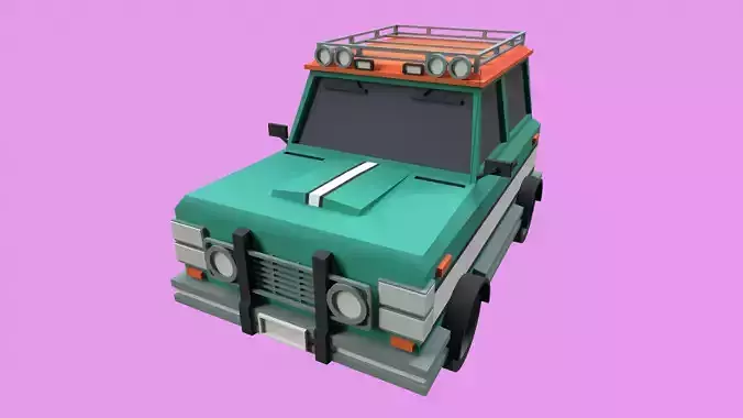Lowpoly Jeep