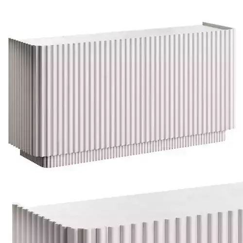 Truffle White Credenza Sideboard