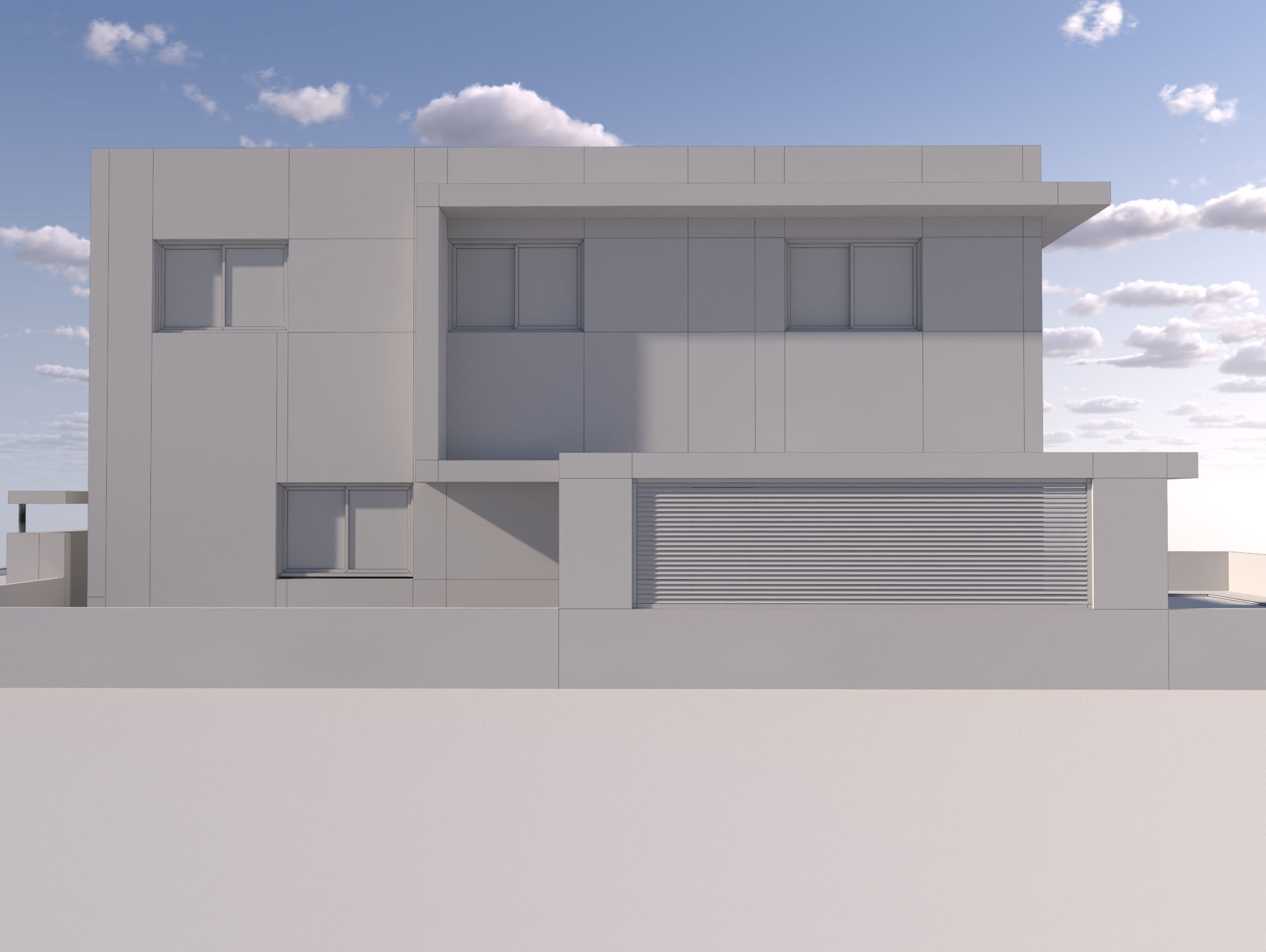 Modern Building 4-3d model Low-poly 3D model_19
