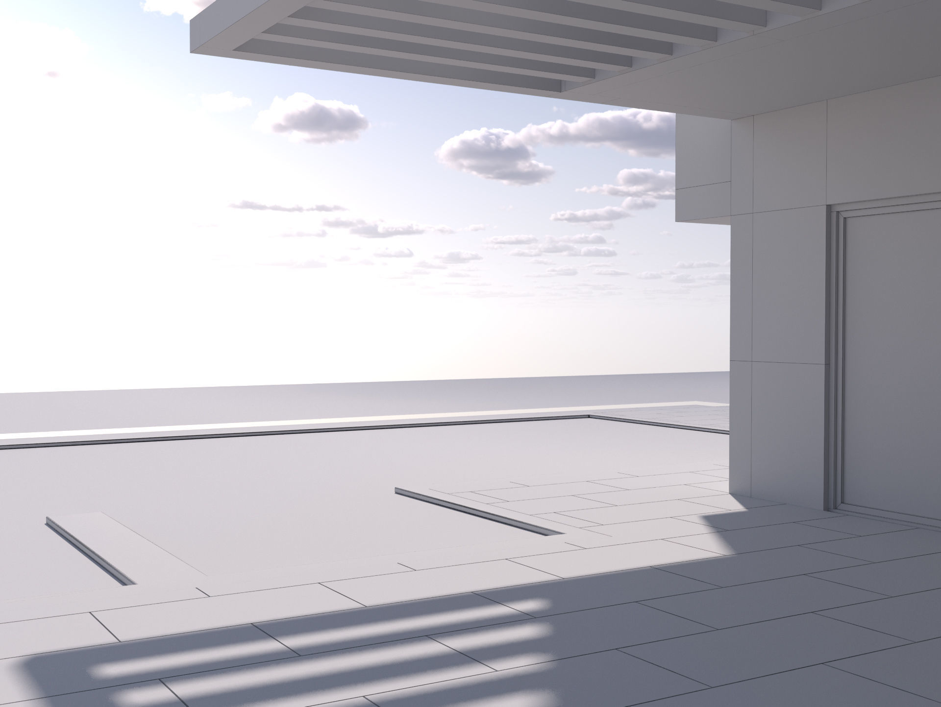 Modern Building 4-3d model Low-poly 3D model_15