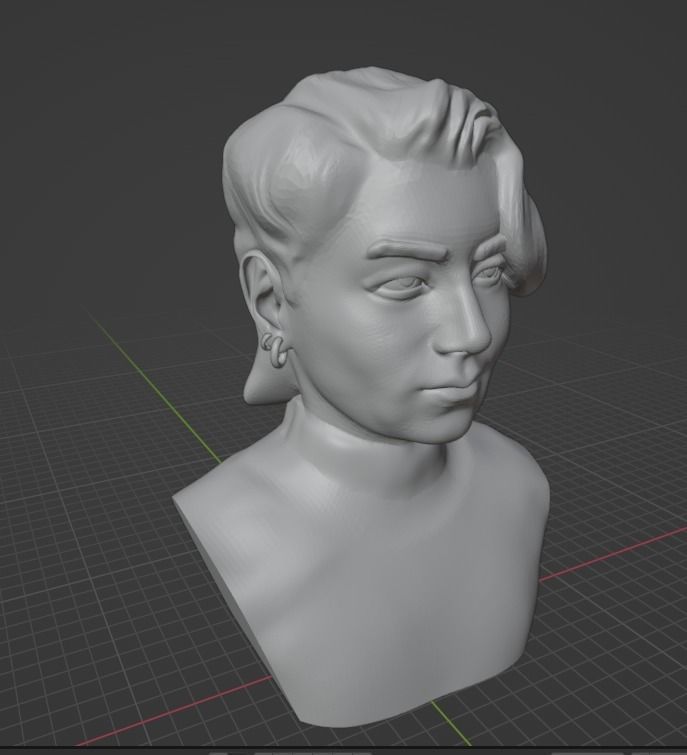 Jungkook 3D print model_15