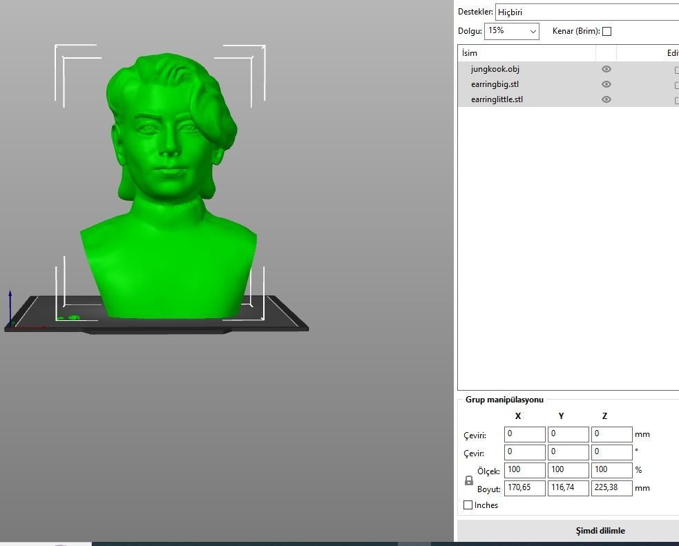 Jungkook 3D print model_1