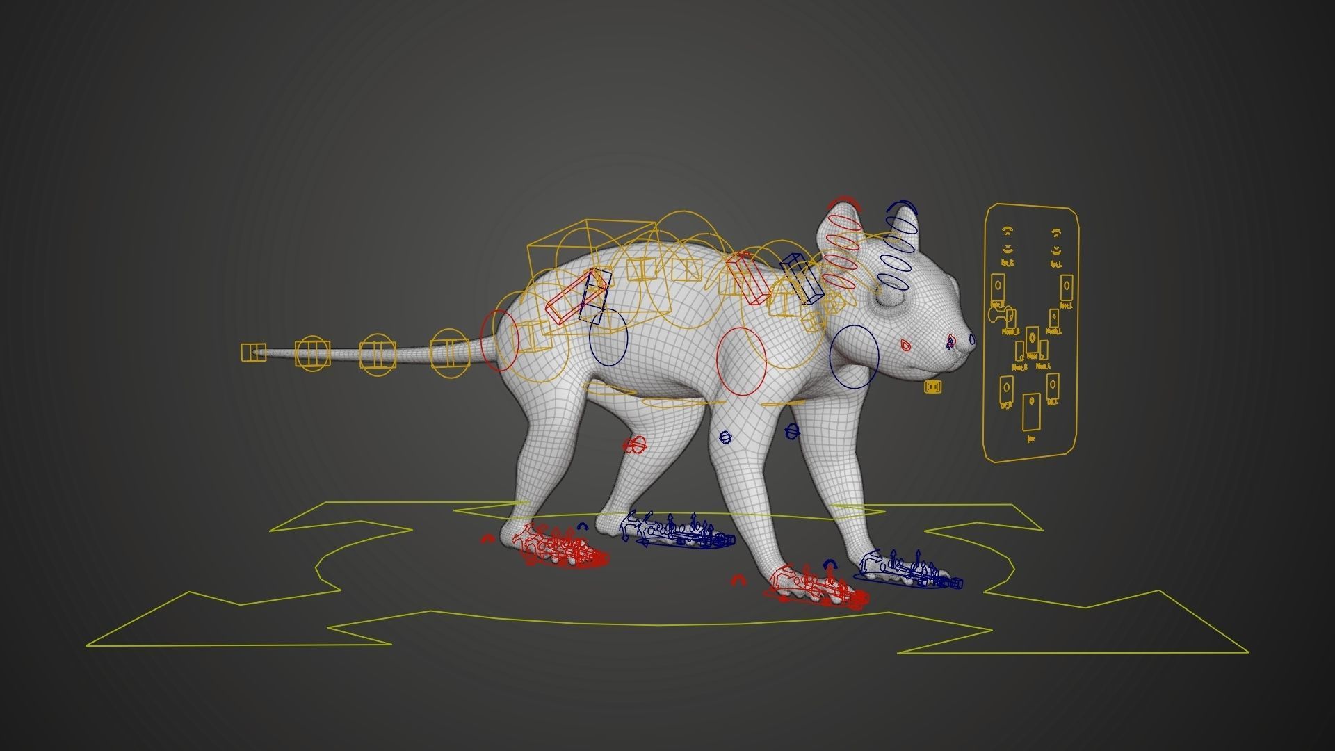 RedSquirrel Winter Animated VFX Grace 3D model_19