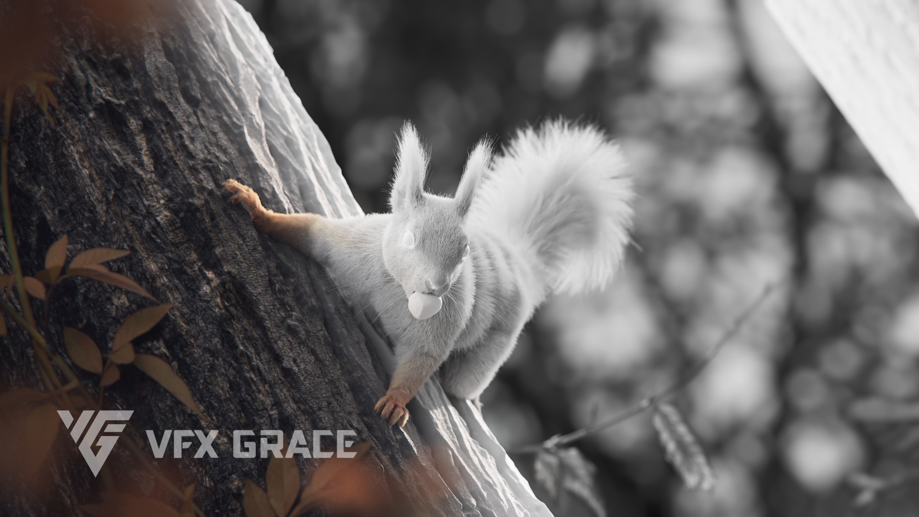 RedSquirrel Winter Animated VFX Grace 3D model_7