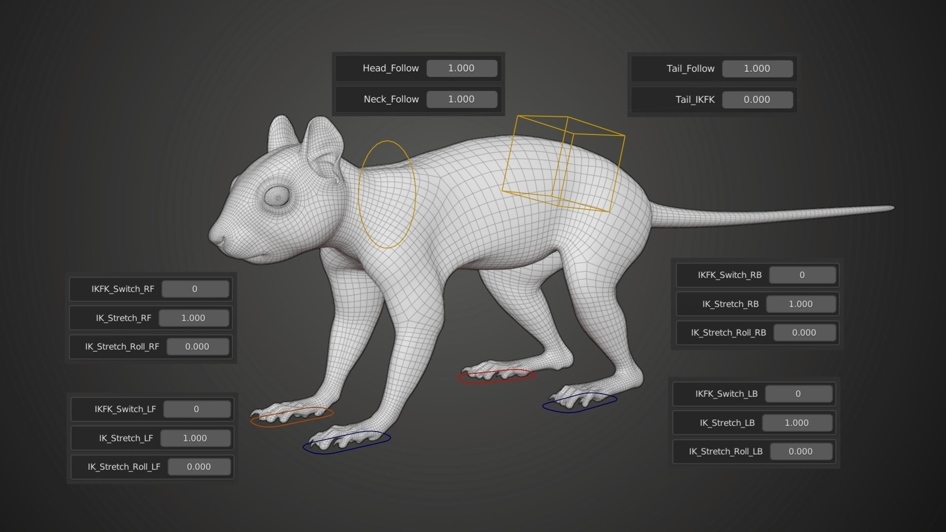 RedSquirrel Winter Animated VFX Grace 3D model_26