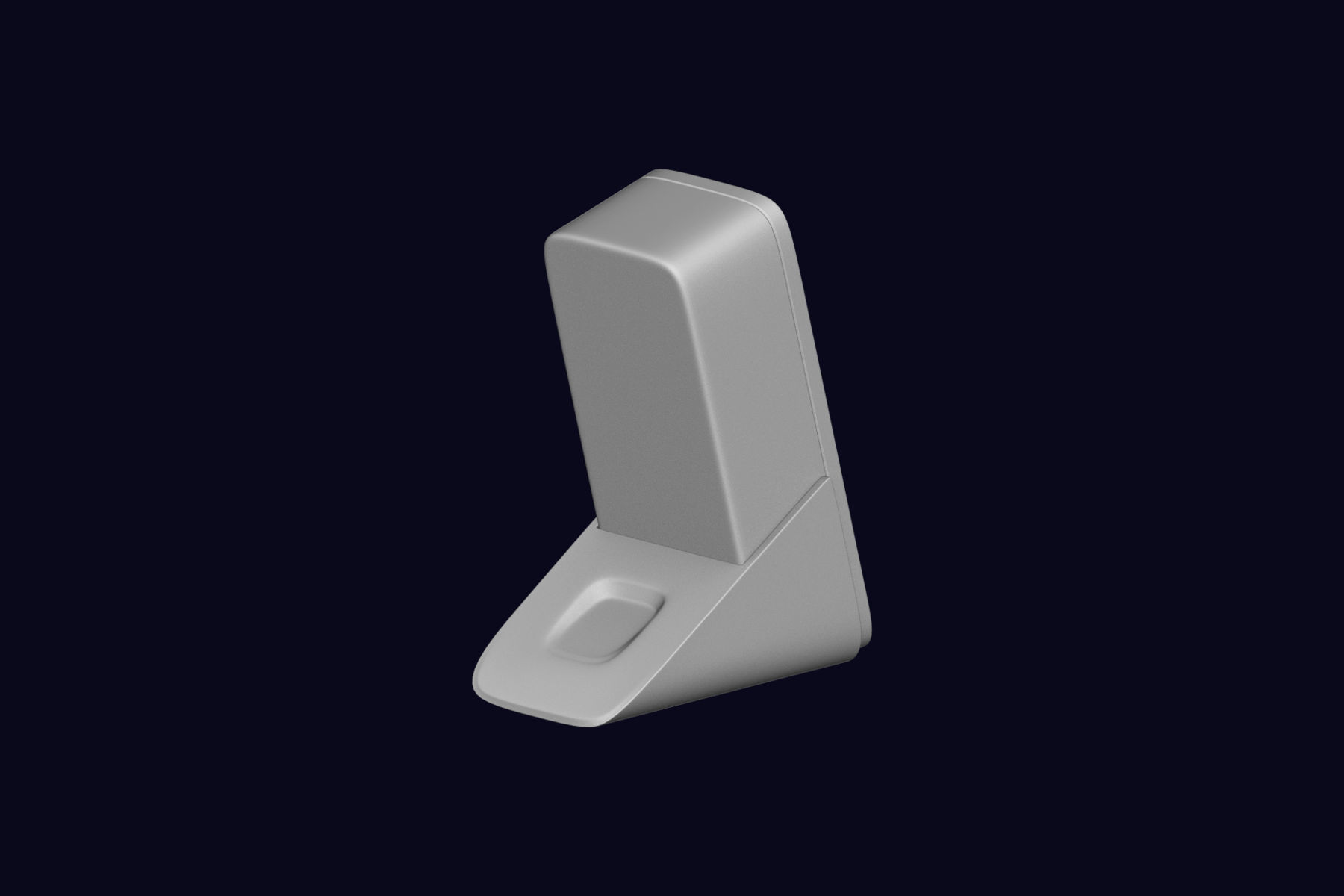 Desktop Speaker 3D model_1