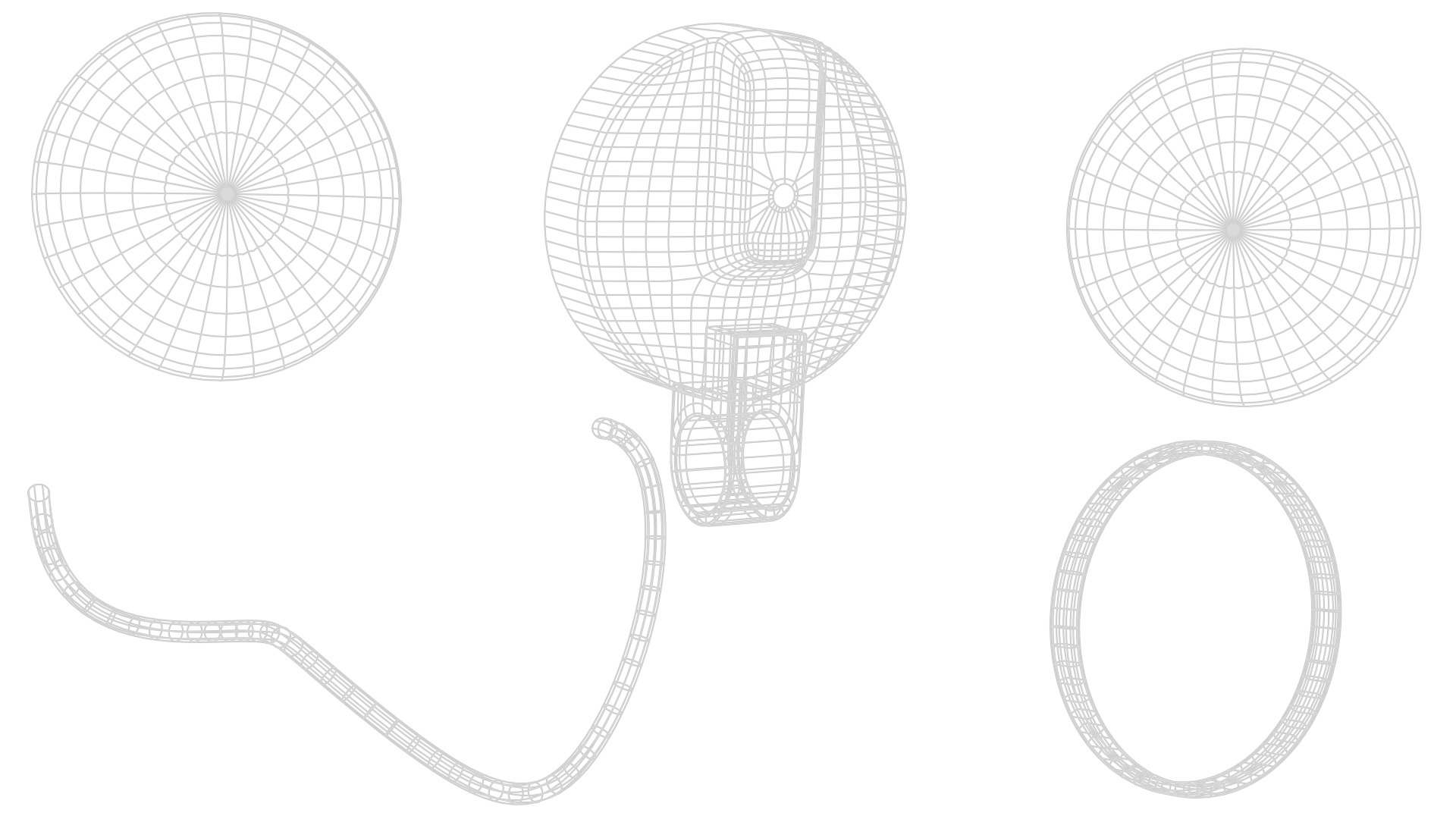 Vintage Industrial Headlight   Game Ready 3D Model  PBR Textured Low-poly 3D model_6