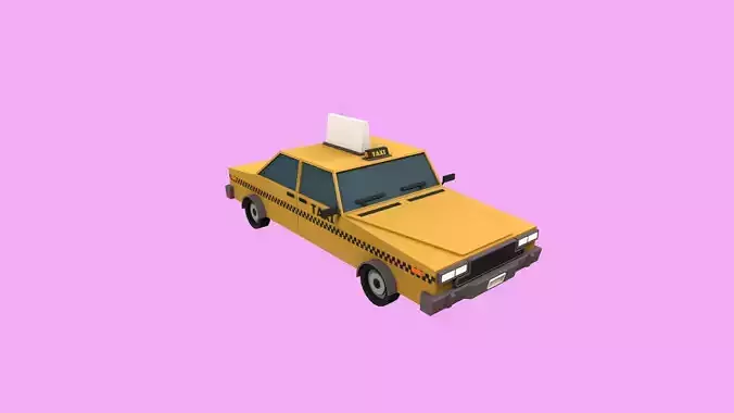 Lowpoly Taxi 