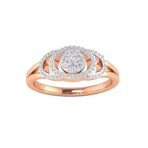 Women Wedding Engagement Ring STL OBJ FBX Renders Details