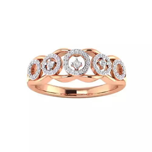 Women Wedding Engagement Ring STL OBJ FBX Renders Details