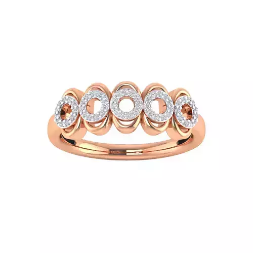 Women Wedding Engagement Ring STL OBJ FBX Renders Details