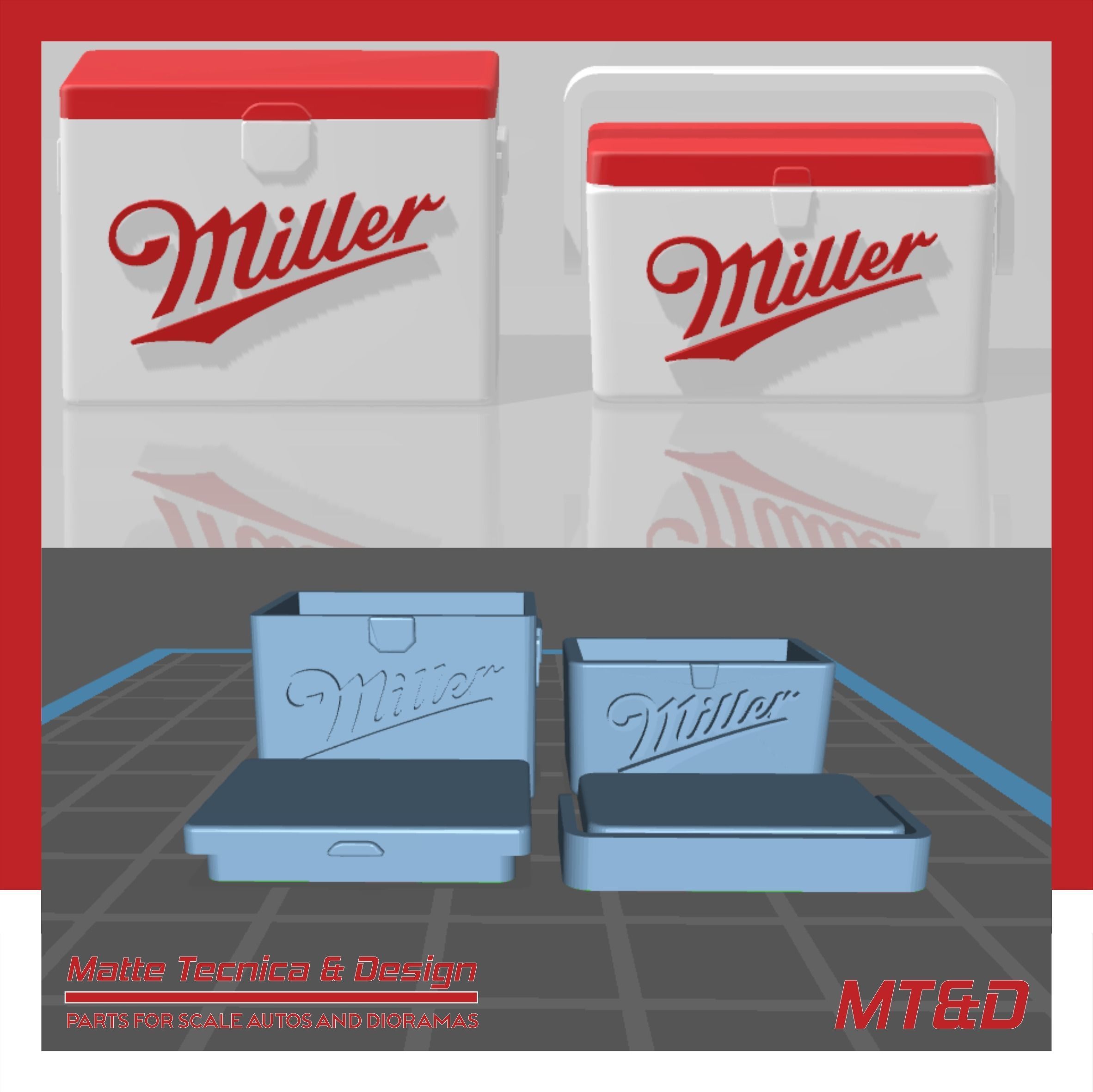 PACK OF 120 DIFFERENT ICE COOLERS FOR DIORAMAS AND SCALE CARS 3D print model_28