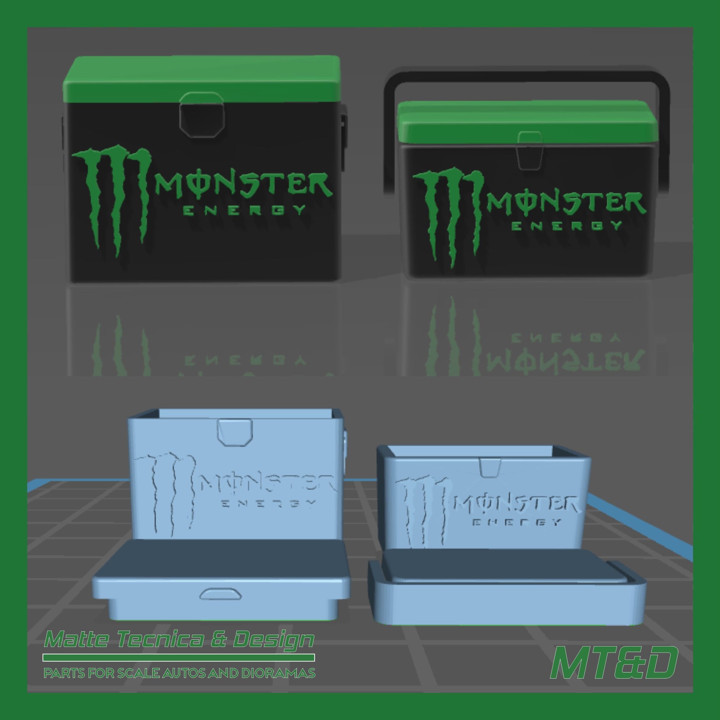 PACK OF 120 DIFFERENT ICE COOLERS FOR DIORAMAS AND SCALE CARS 3D print model_19