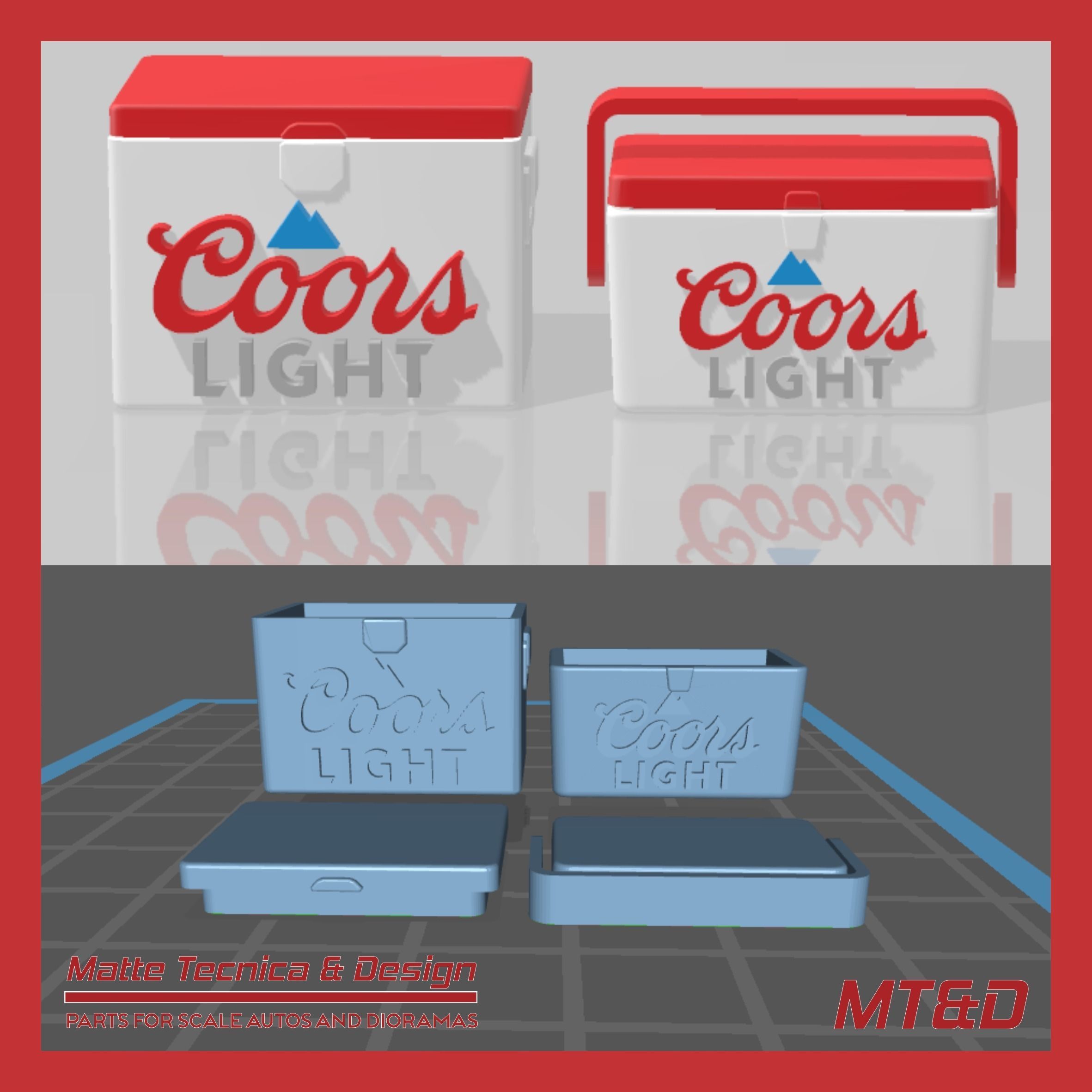 PACK OF 120 DIFFERENT ICE COOLERS FOR DIORAMAS AND SCALE CARS 3D print model_9