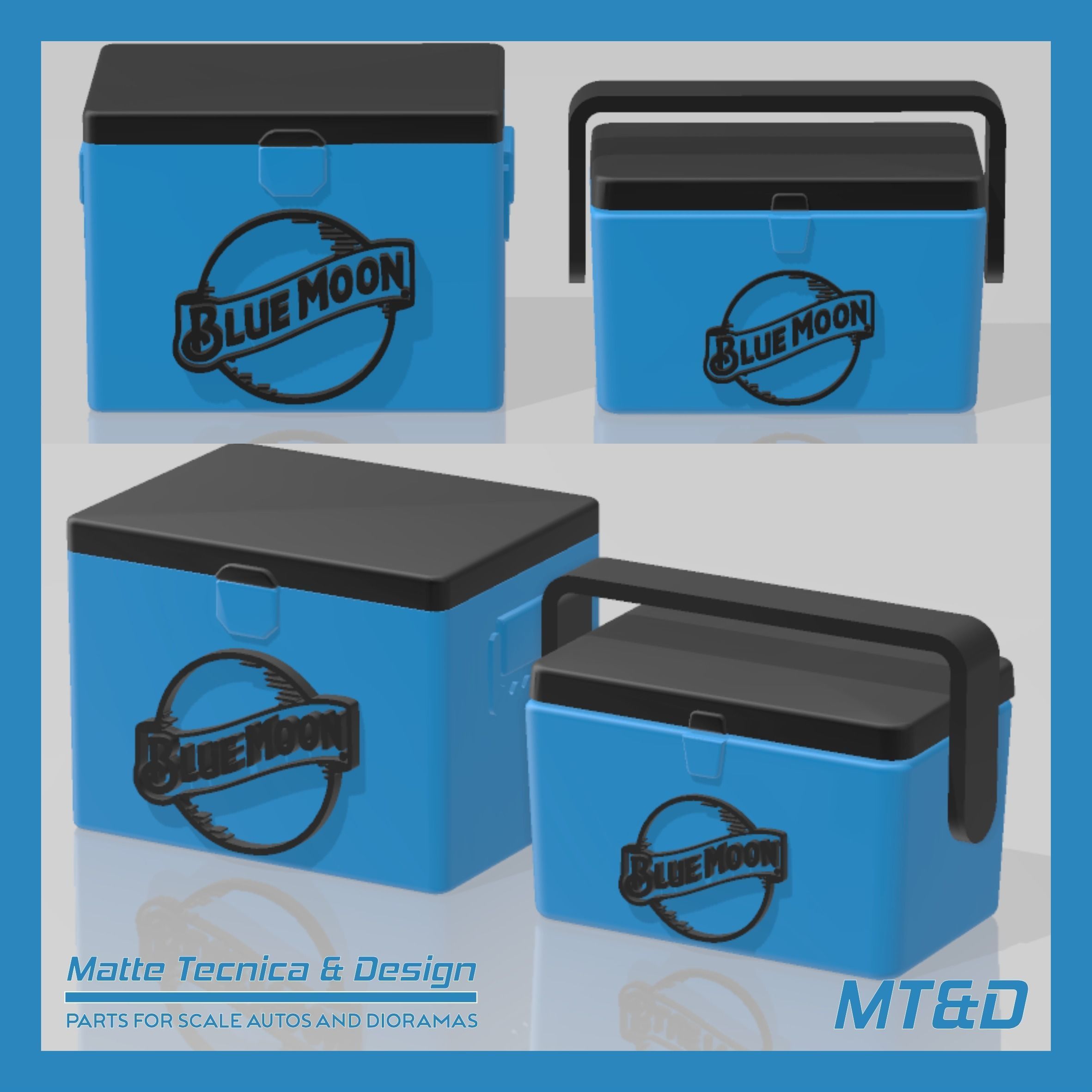 PACK OF 120 DIFFERENT ICE COOLERS FOR DIORAMAS AND SCALE CARS 3D print model_15