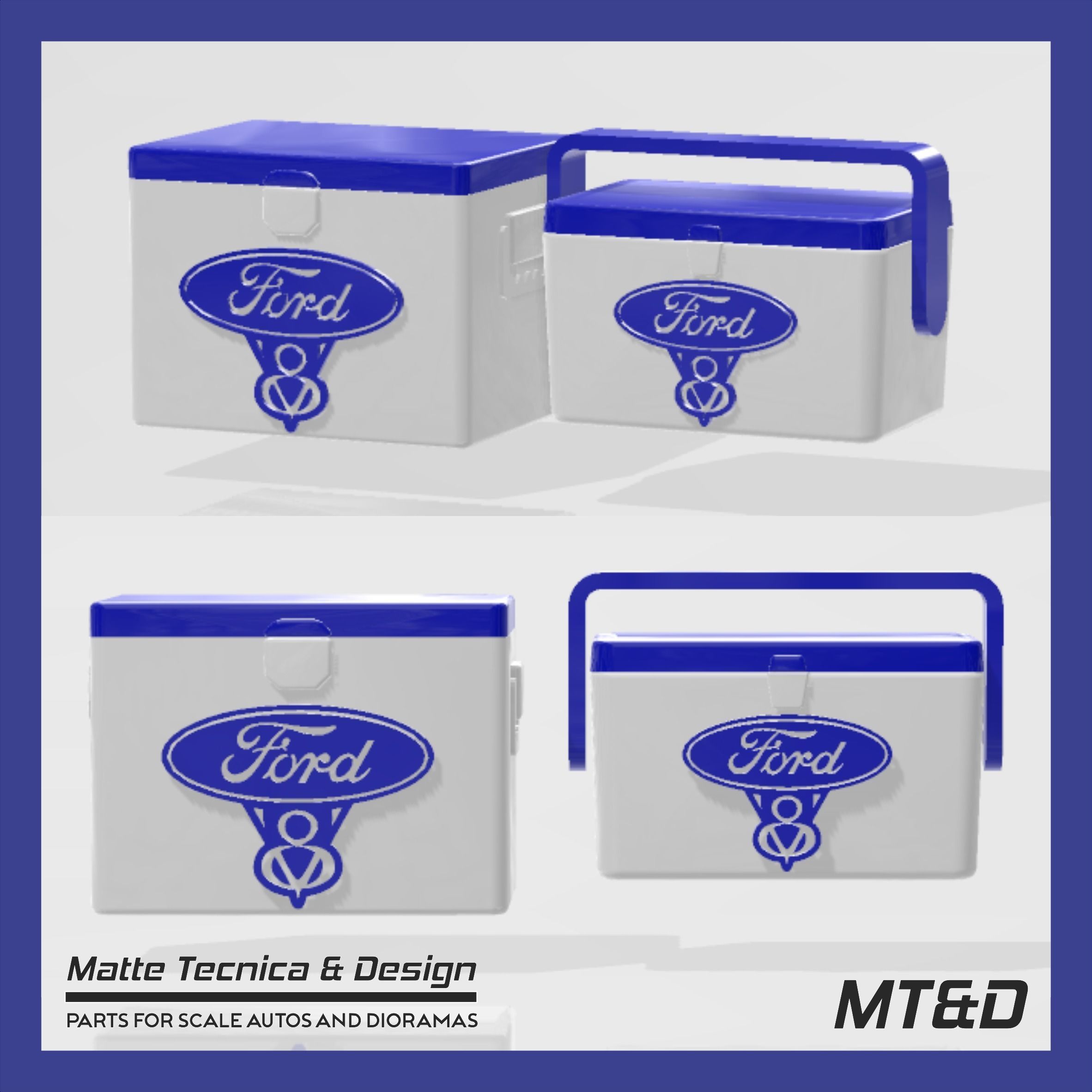 PACK OF 120 DIFFERENT ICE COOLERS FOR DIORAMAS AND SCALE CARS 3D print model_47