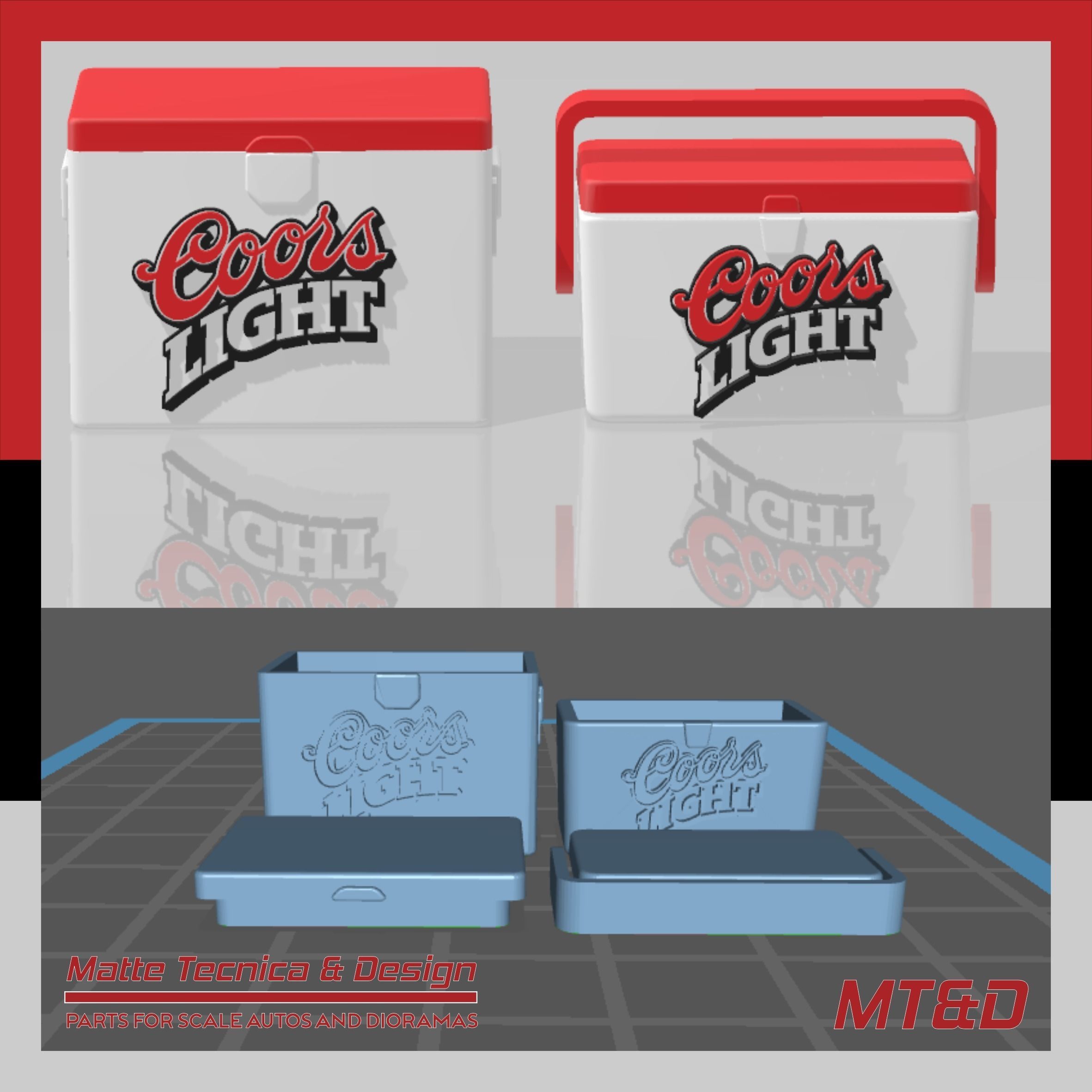 PACK OF 120 DIFFERENT ICE COOLERS FOR DIORAMAS AND SCALE CARS 3D print model_16