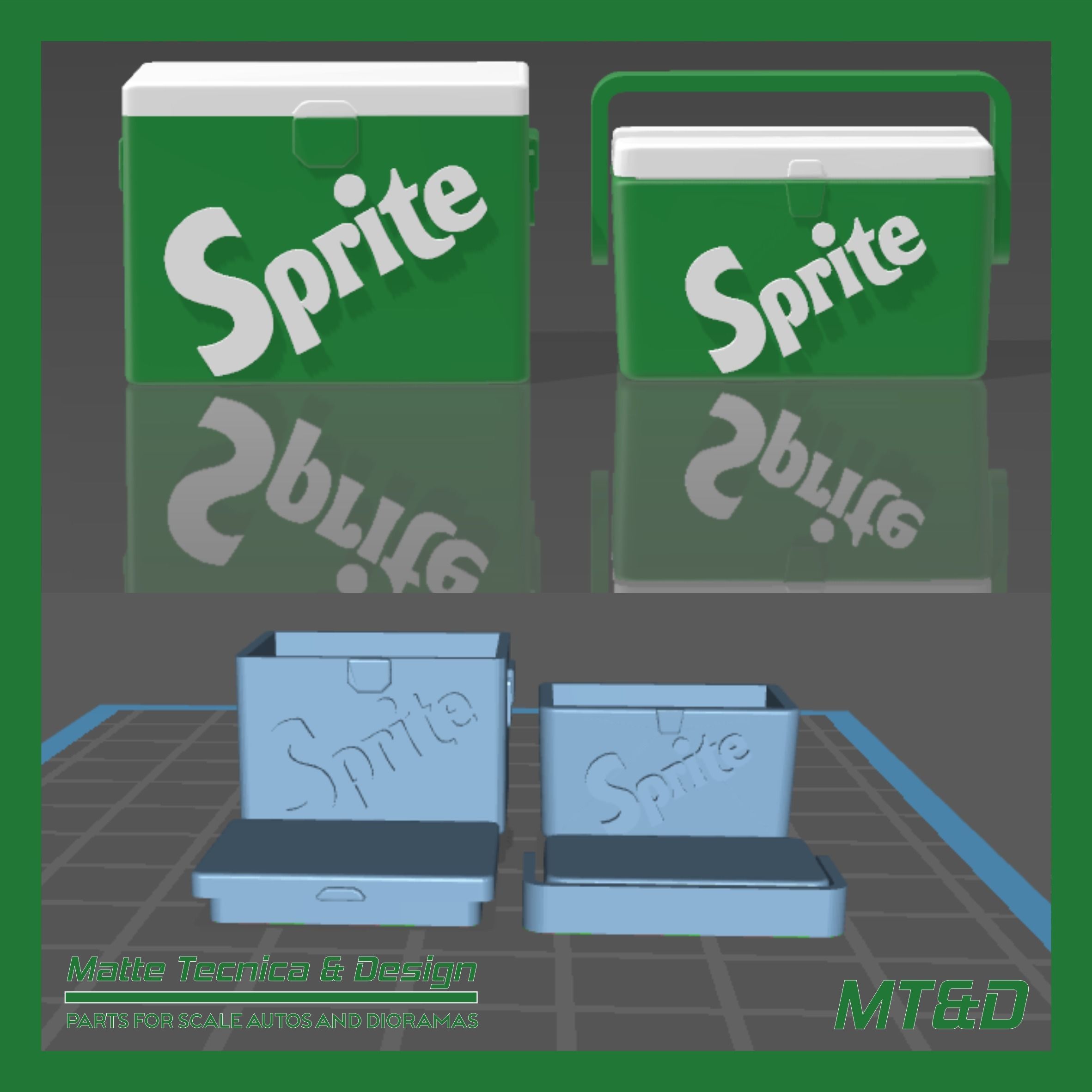 PACK OF 120 DIFFERENT ICE COOLERS FOR DIORAMAS AND SCALE CARS 3D print model_25