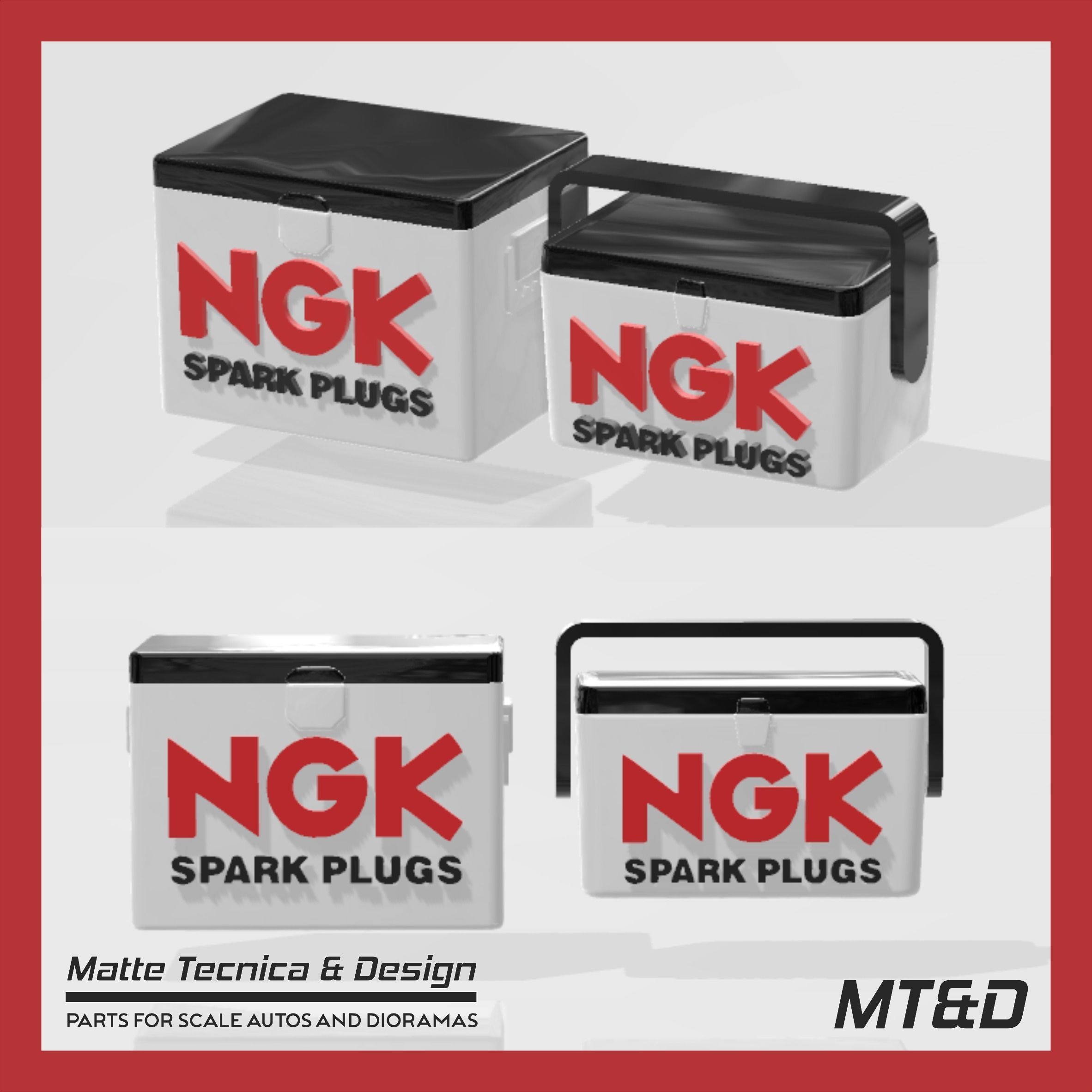 PACK OF 120 DIFFERENT ICE COOLERS FOR DIORAMAS AND SCALE CARS 3D print model_41