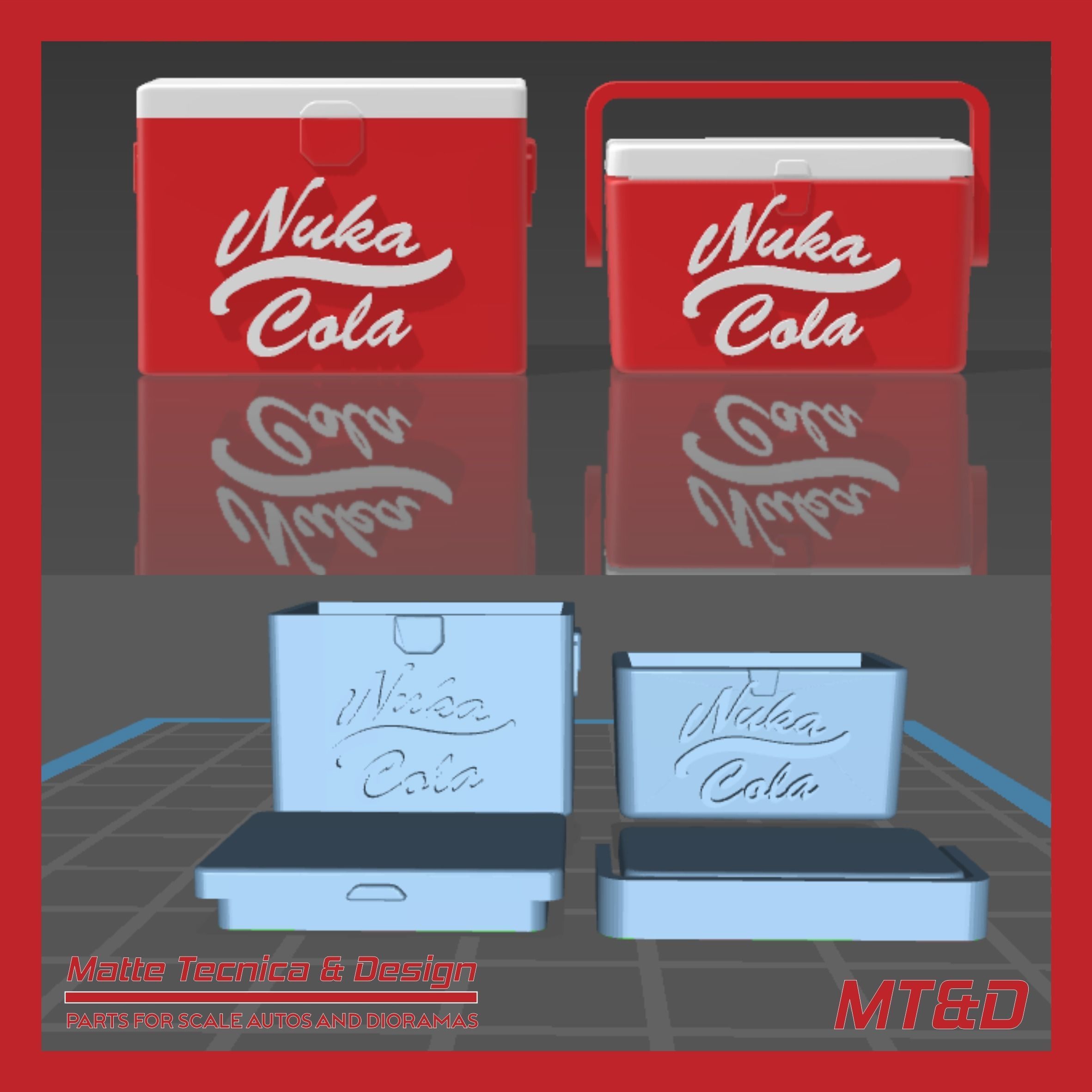 PACK OF 120 DIFFERENT ICE COOLERS FOR DIORAMAS AND SCALE CARS 3D print model_20