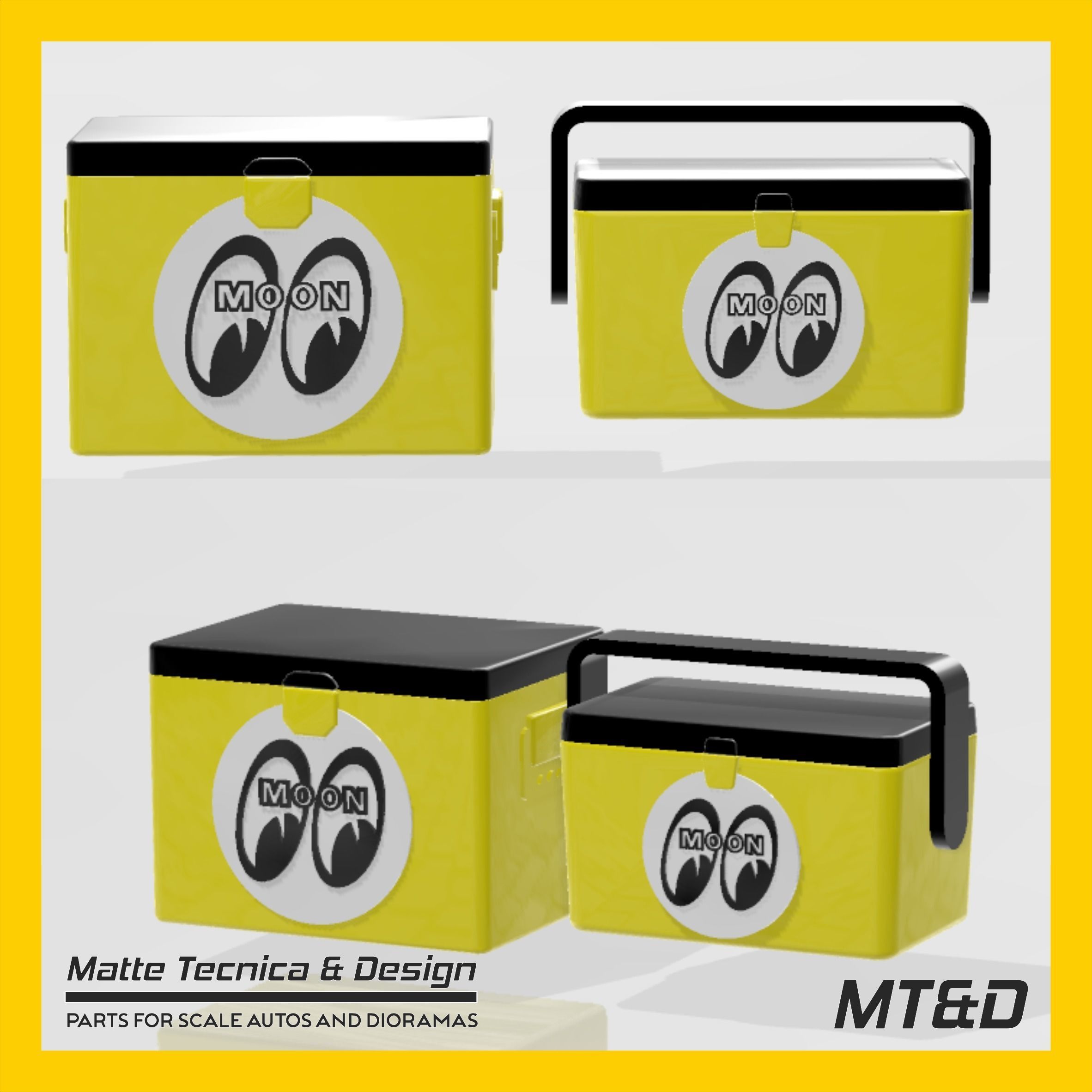 PACK OF 120 DIFFERENT ICE COOLERS FOR DIORAMAS AND SCALE CARS 3D print model_6