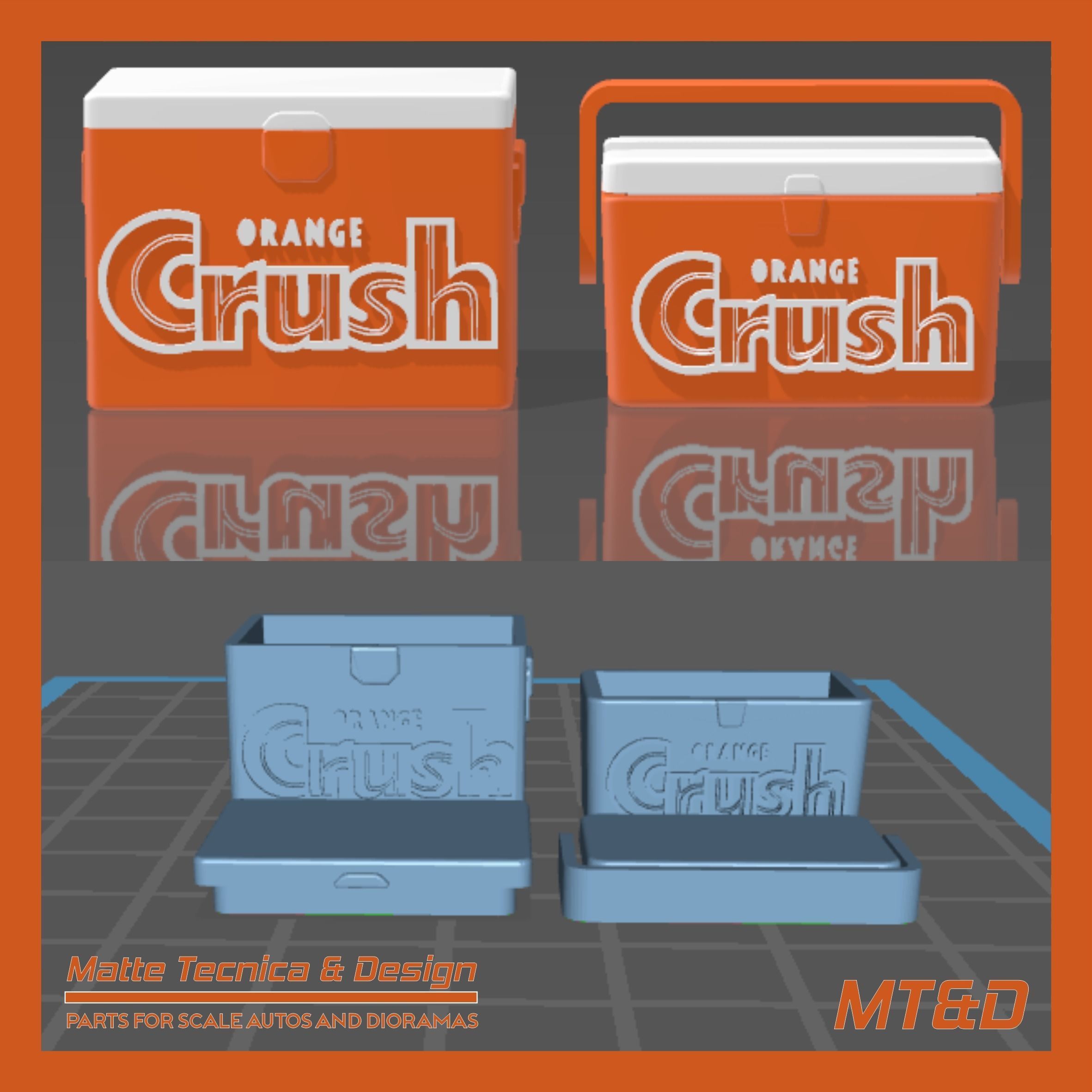 PACK OF 120 DIFFERENT ICE COOLERS FOR DIORAMAS AND SCALE CARS 3D print model_21