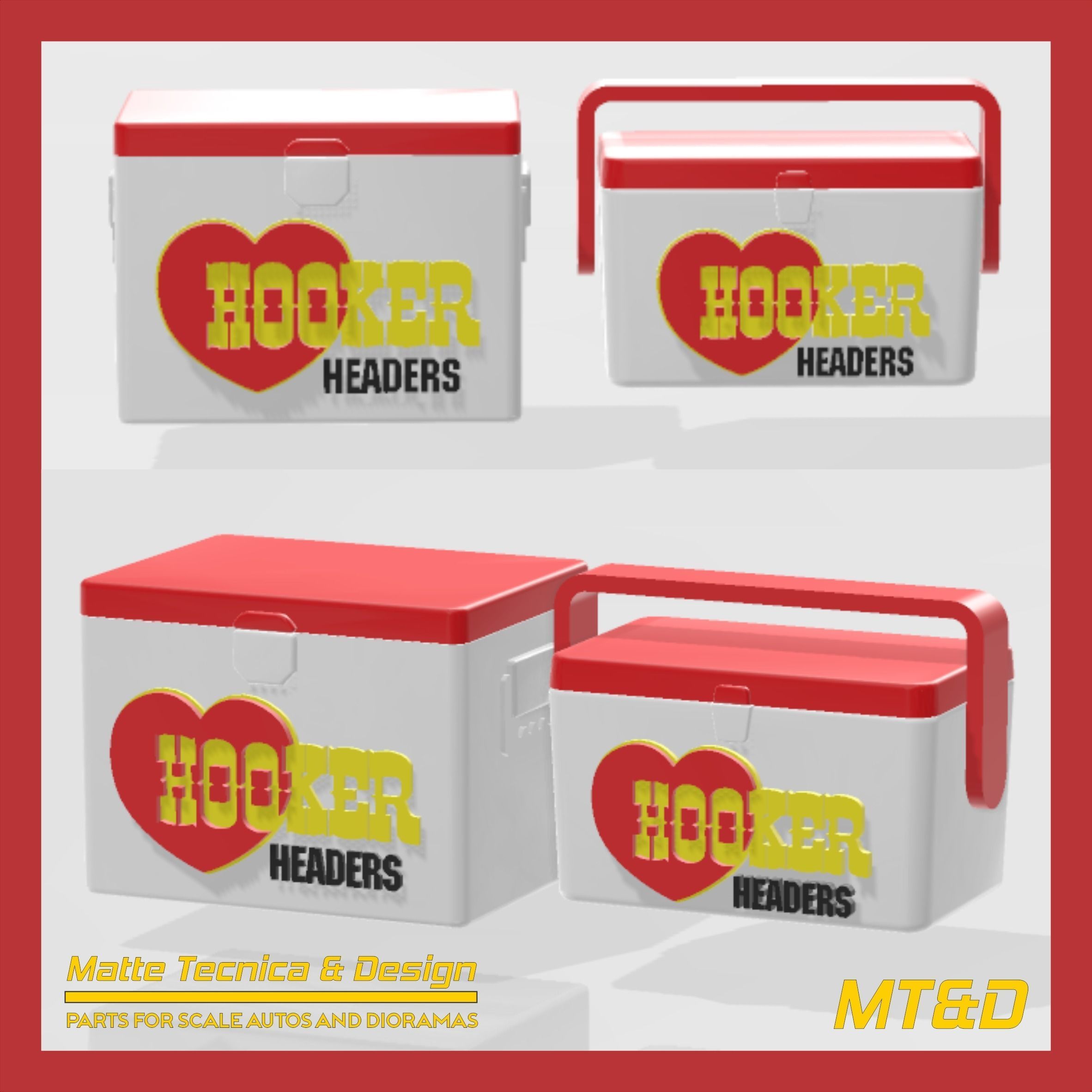 PACK OF 120 DIFFERENT ICE COOLERS FOR DIORAMAS AND SCALE CARS 3D print model_34