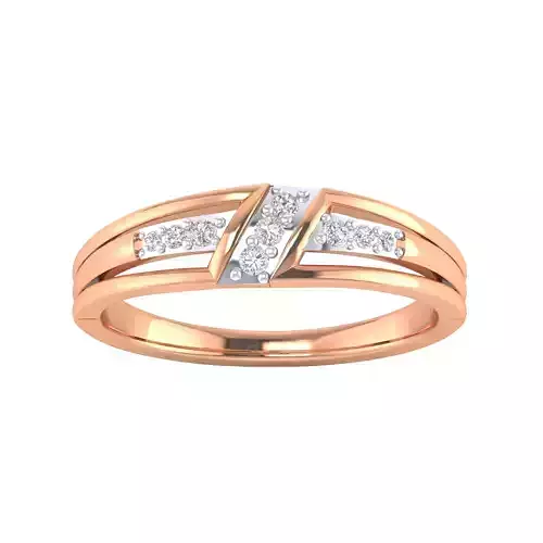 Women Wedding Engagement Ring STL OBJ FBX Renders Details