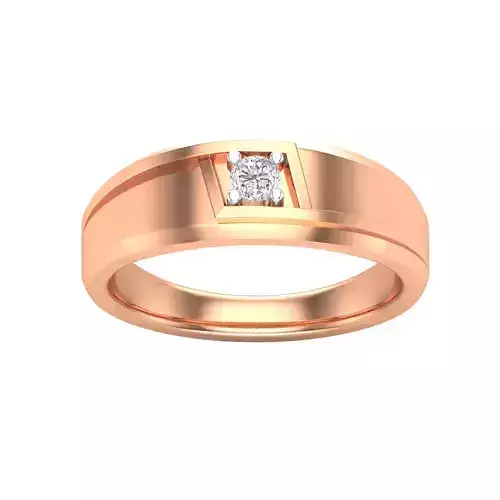 Women Solitaire Engagement Ring STL OBJ FBX Renders Details 3D print model