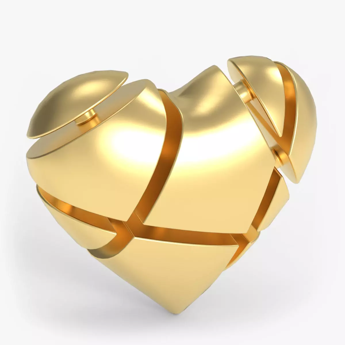 Broken Heart 3D print model