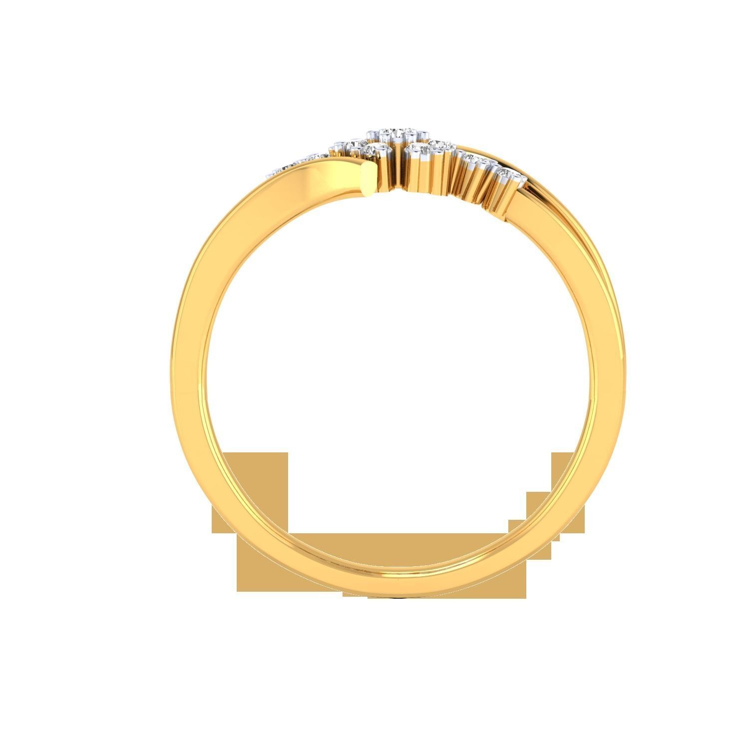 Women Wedding Engagement Ring STL OBJ FBX Renders Details 3D print model_15