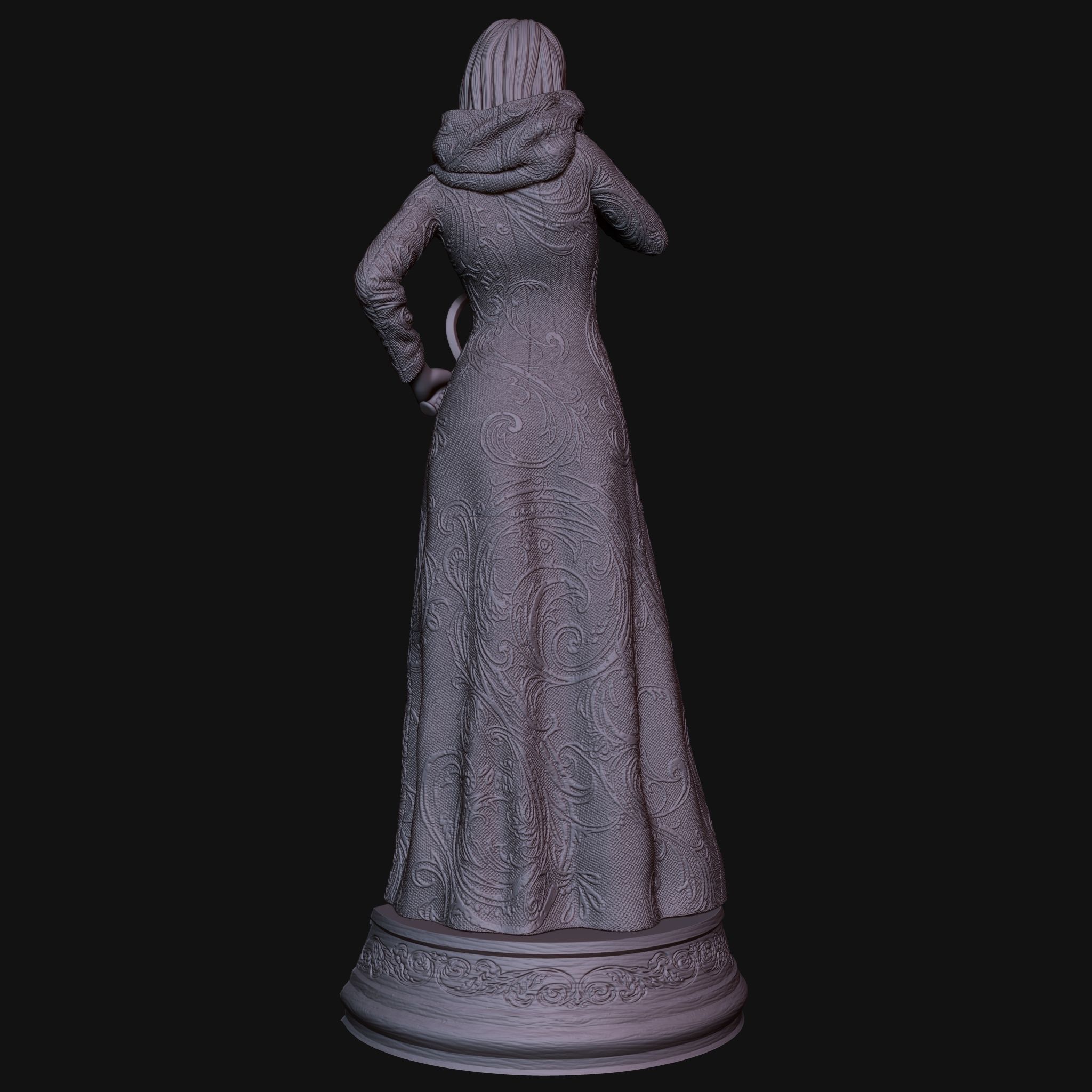 Resident Evil Village Dimitrescu Daughter 3D Print DEMO Free 3D print model_9