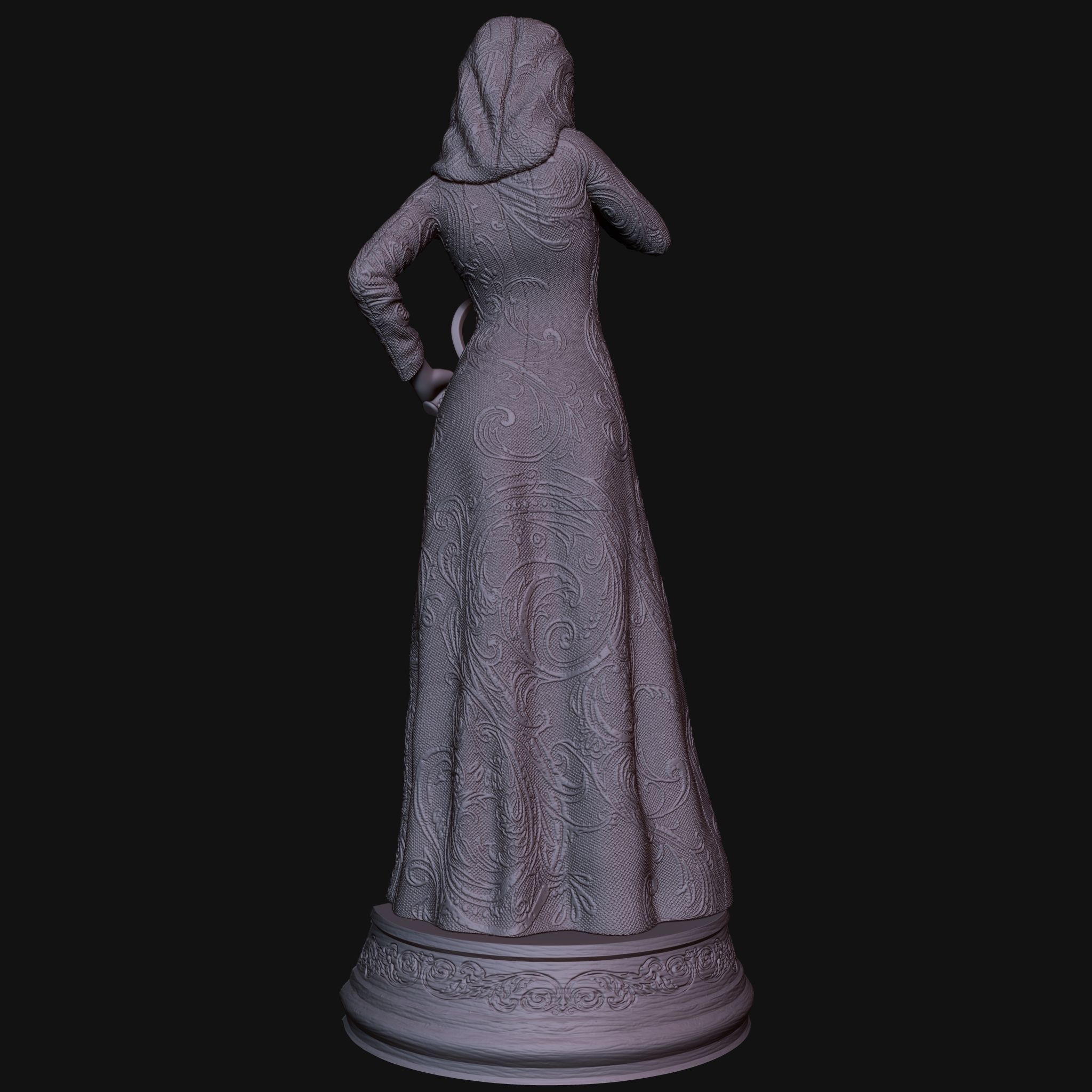 Resident Evil Village Dimitrescu Daughter 3D Print DEMO Free 3D print model_3