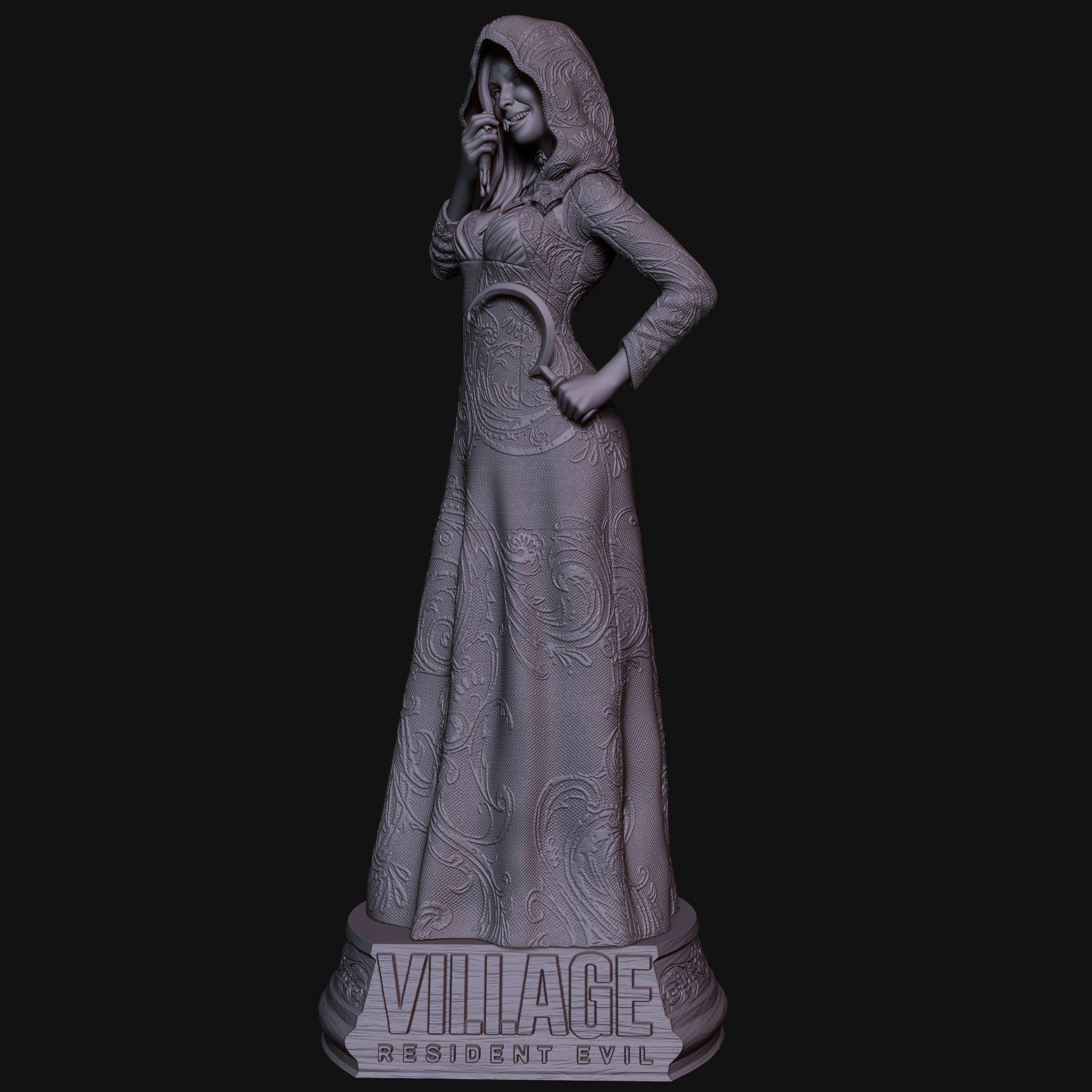Resident Evil Village Dimitrescu Daughter 3D Print DEMO Free 3D print model_1