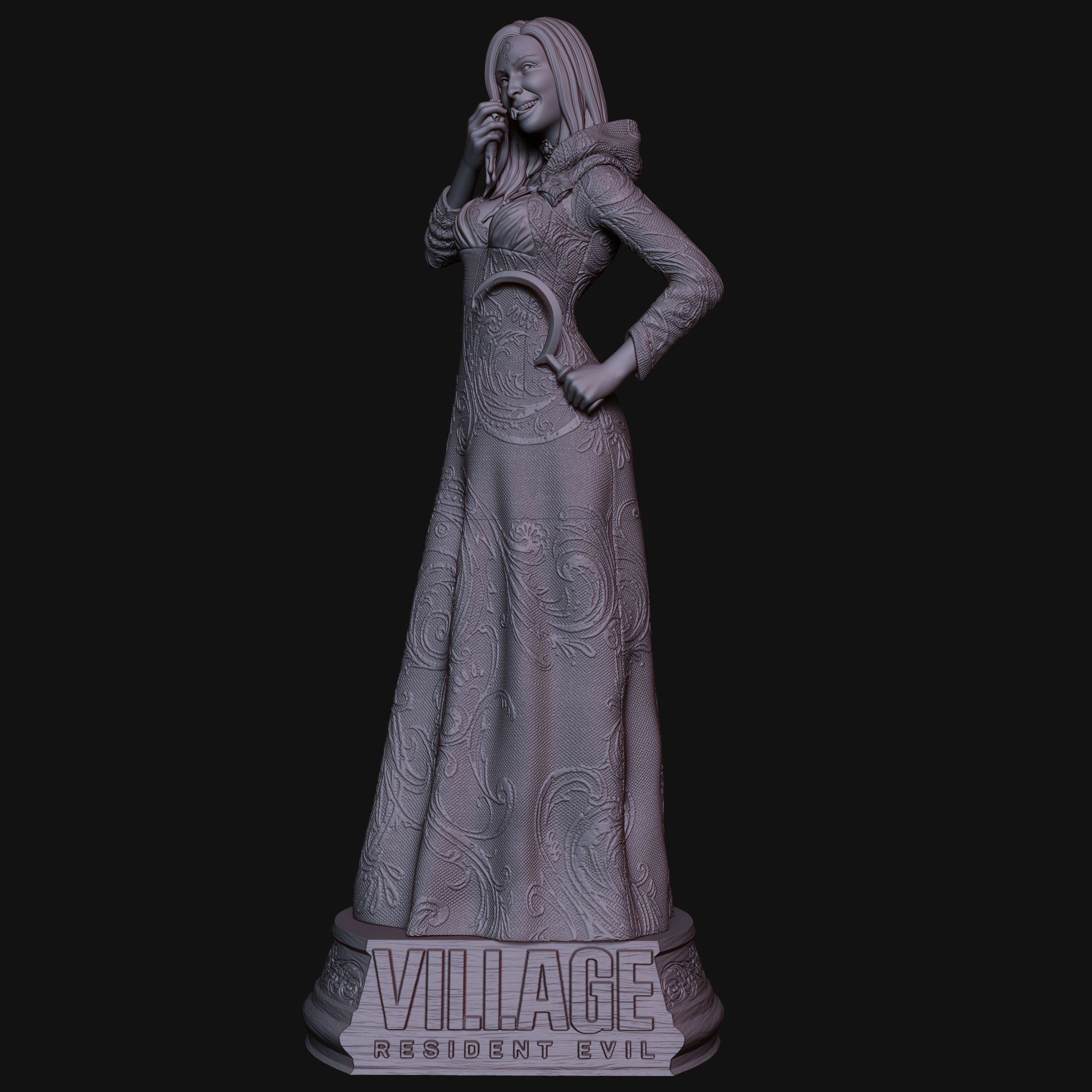 Resident Evil Village Dimitrescu Daughter 3D Print DEMO Free 3D print model_7